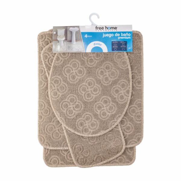 Set De Baño Premium Arena FREE HOME 4 Piezas - Imagen 6