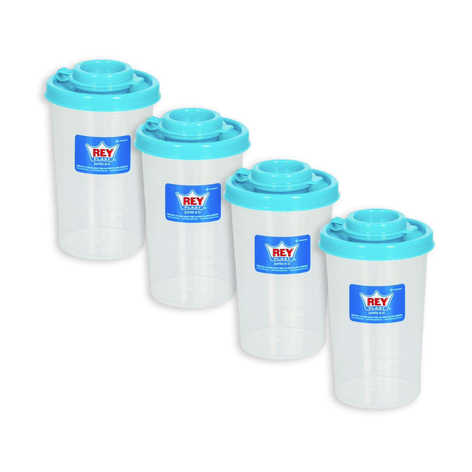 Set Condimenteros Criollos Con Bandeja REY x 4 Piezas