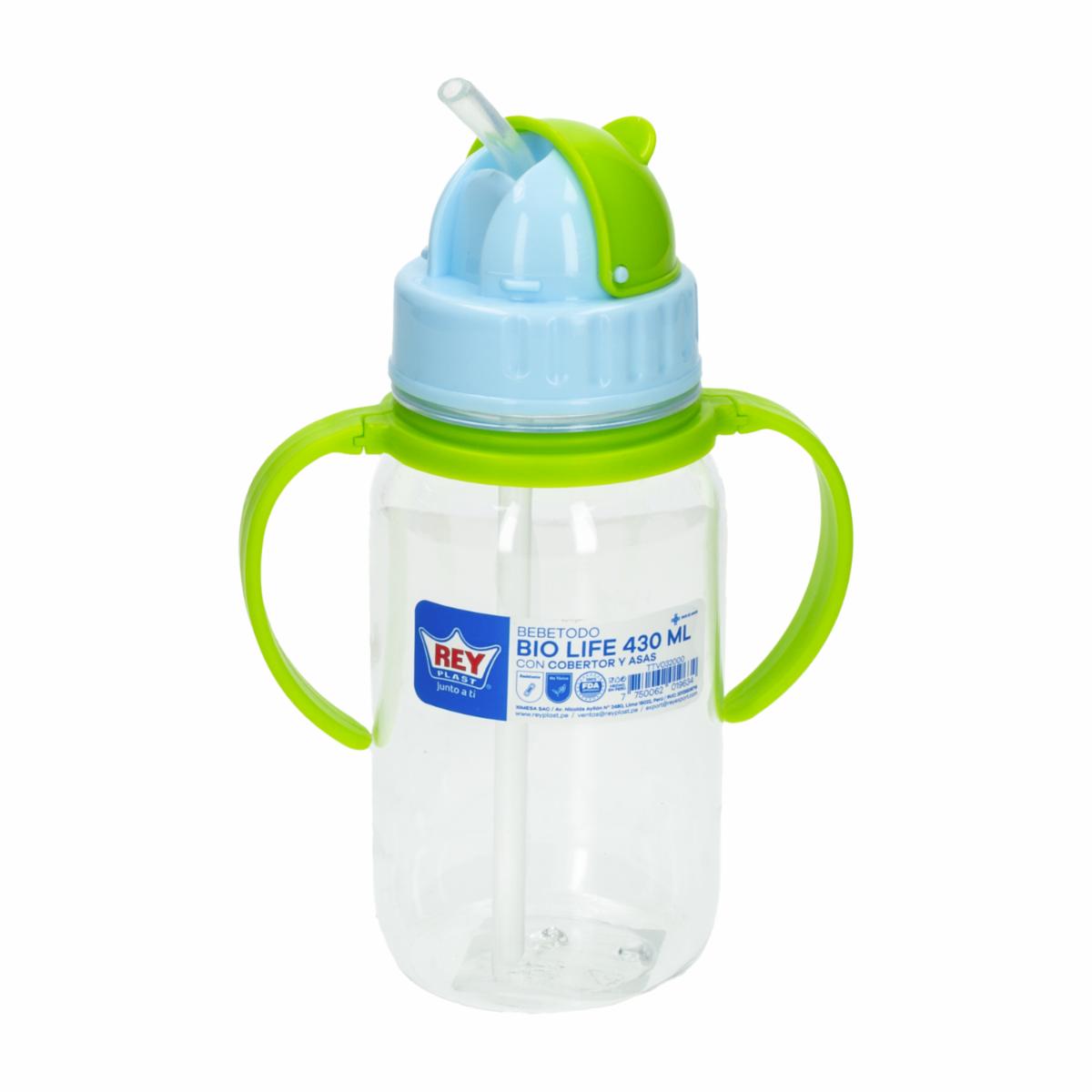 Tomatodo Bio Life Con Cobertor De Pitillo Y Asas REY 430 Ml