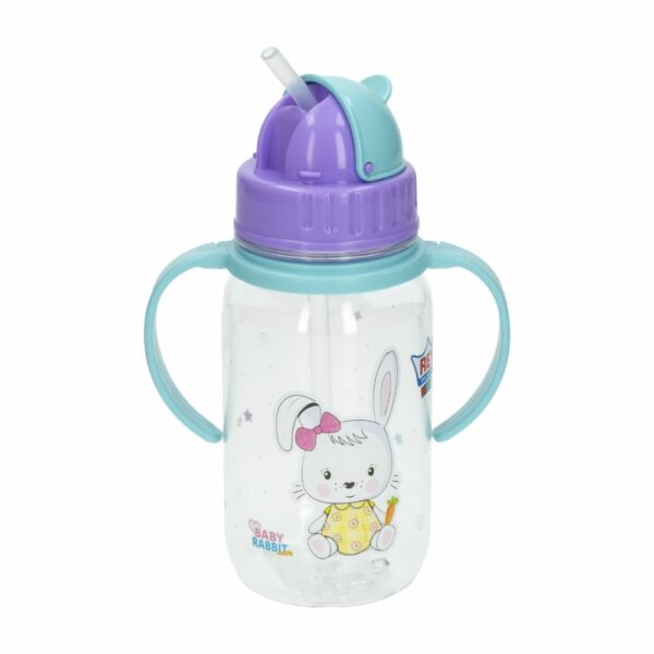 Tomatodo Bio Life Con Cobertor De Pitillo Y Asas Diseño Niña REY 430 Ml - Imagen 2