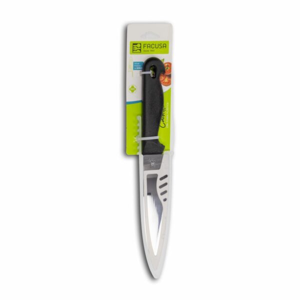 Cuchillo De Cocina Mango Plástico Negro Cocinero FACUSA Unidad