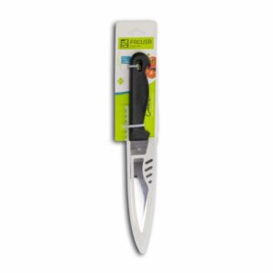 Cuchillo De Cocina Mango Plástico Negro Cocinero FACUSA Unidad