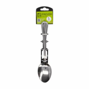 Set De Cubiertos Cucharas De Mesa Diseño Corazón 3 Puestos FACUSA 3 Piezas