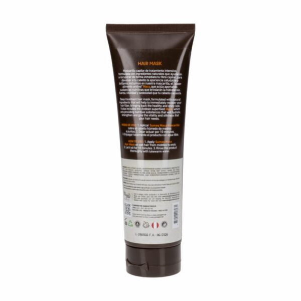 Mascarilla Capilar Con Maca Vitalizante Para Cabellos Secos Y Maltratados SUMAQ 250 Ml - Imagen 2