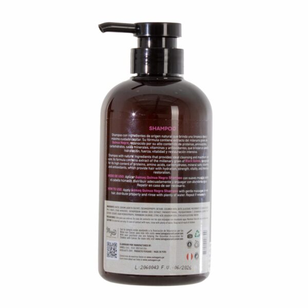 Shampoo Quinua Negra SUMAQ 500 Ml - Imagen 2