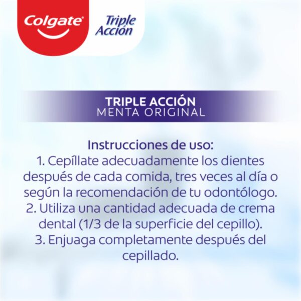 Crema Dental Triple Acción COLGATE 3X75 Ml - Imagen 6
