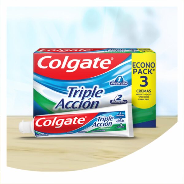 Crema Dental Triple Acción COLGATE 3X75 Ml - Imagen 7