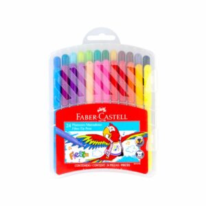 Marcador De Colores Fiesta FABER CASTELL X 24 Uds