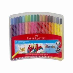 Marcador De Colores Fiesta FABER CASTELL X 36 Uds