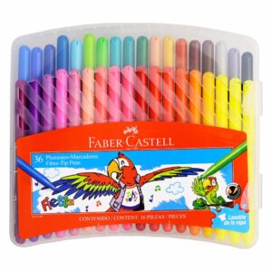 Marcador De Colores Fiesta FABER-CASTELL X 36 Uds