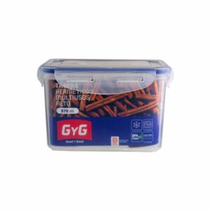 Repostero Hermético Good Y Good Rectangular Alto BASA 970 Ml