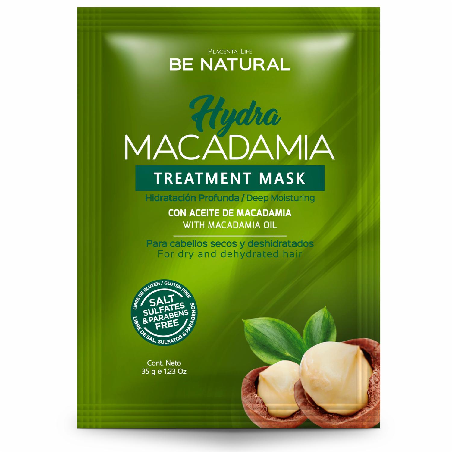 Tratamiento Capilar Hidratación Profunda Hydramacadamia BE NATURAL 35 G - Imagen 3