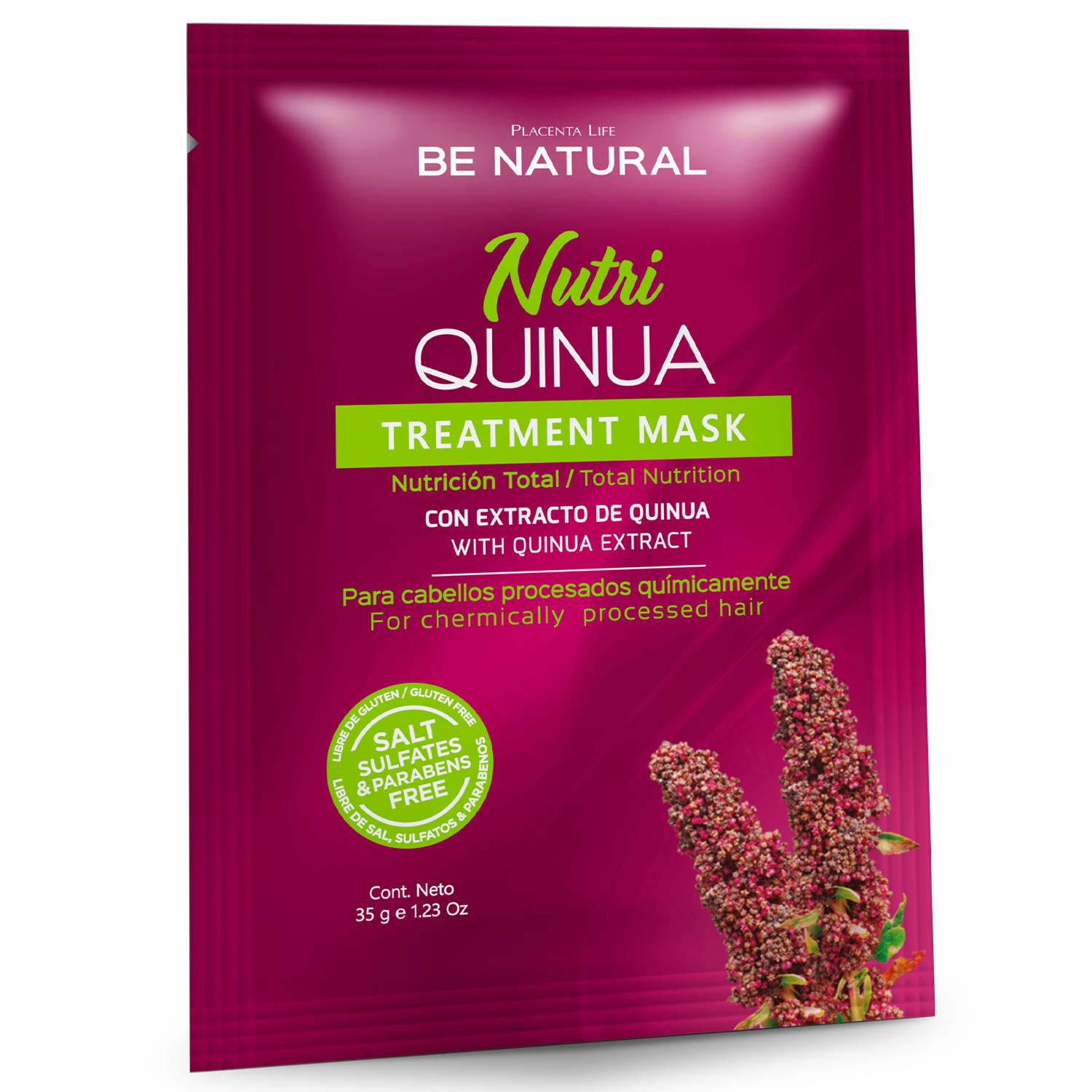Tratamiento Capilar Be Natural Nutri Quinua BE NATURAL 35 G - Imagen 2