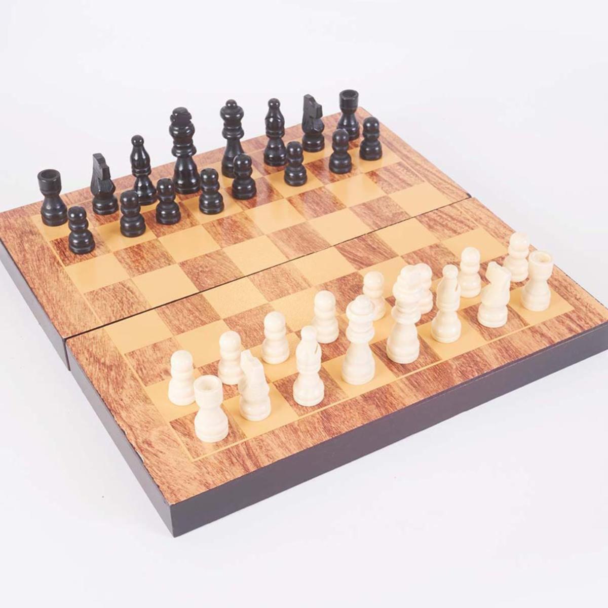 Juego De Mesa Ajedrez Plegable SPIN MASTER 2 Jugadores