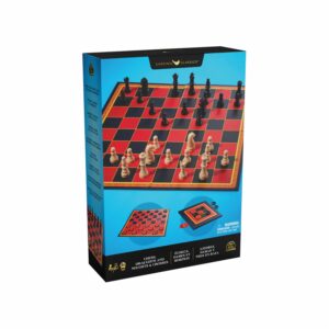Juego De Mesa SPIN MASTER TOYS Ajedrez , Damas , 3 En Raya