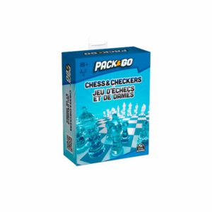 Juego De Mesa Ajedrez Y Damas Chinas PACK & GO 2 Jugadores