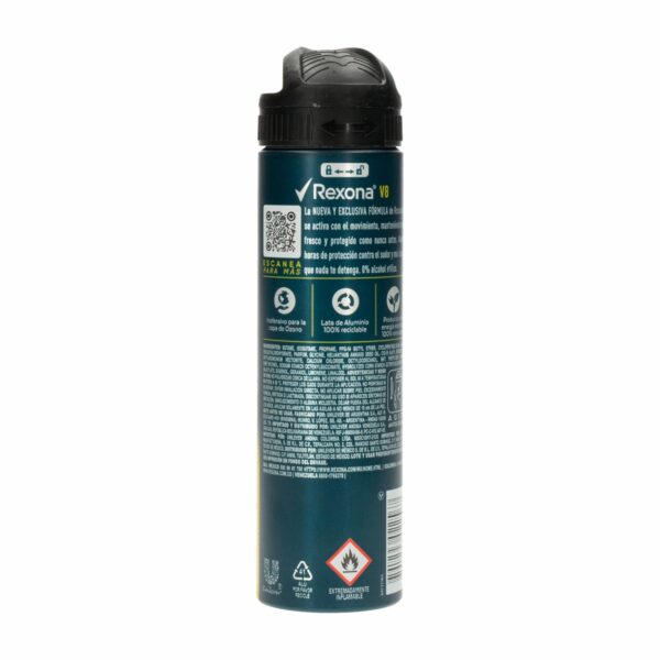Desodorante Men V8 REXONA 150 ml - Imagen 2