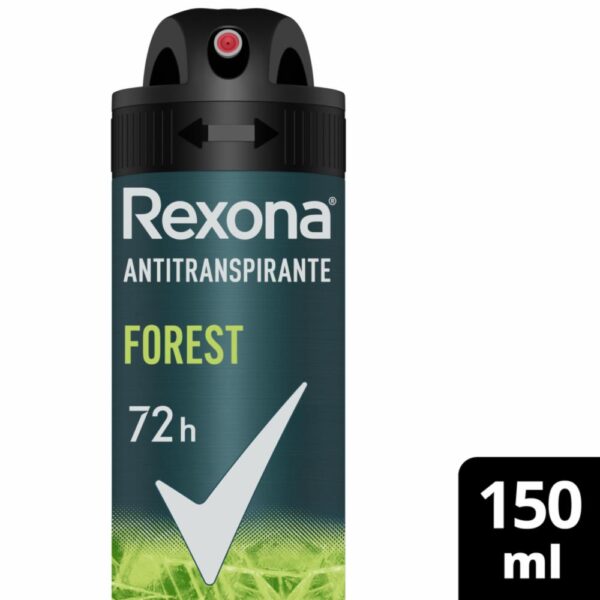 Desodorante En Aerosol Para Caballero Fragancia Forest REXONA 150 Ml - Imagen 3