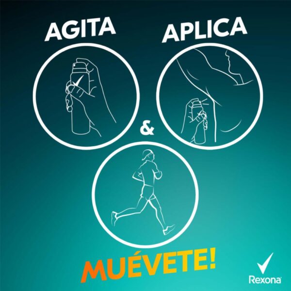 Desodorante En Aerosol Para Caballero Fragancia Forest REXONA 150 Ml - Imagen 4