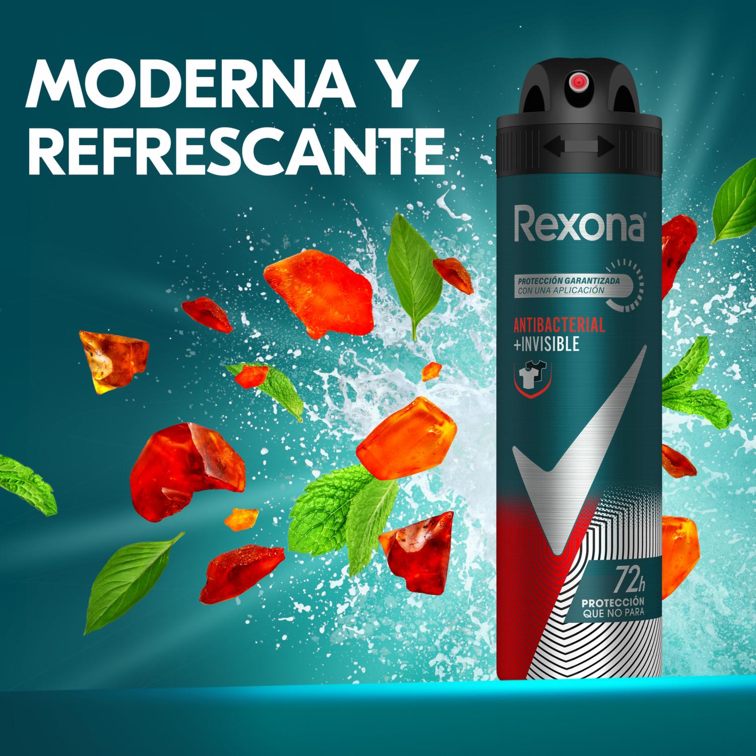 Desodorante En Aerosol Men Antib+invis REXONA 150 Ml - Imagen 4