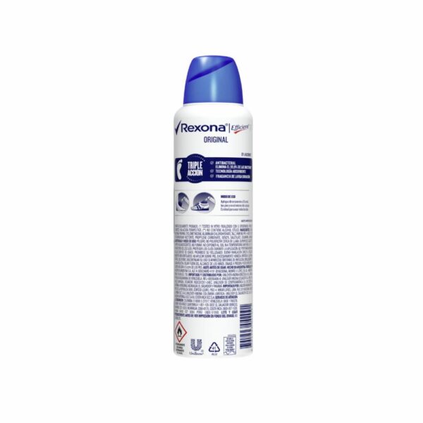 Desodorante En Aerosol Para Pies Original REXONA 210 Ml - Imagen 2