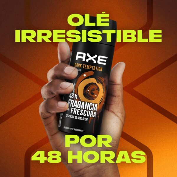 Desodorante En Aerosol Para Hombre Dark Temptation AXE 150 Ml - Imagen 2