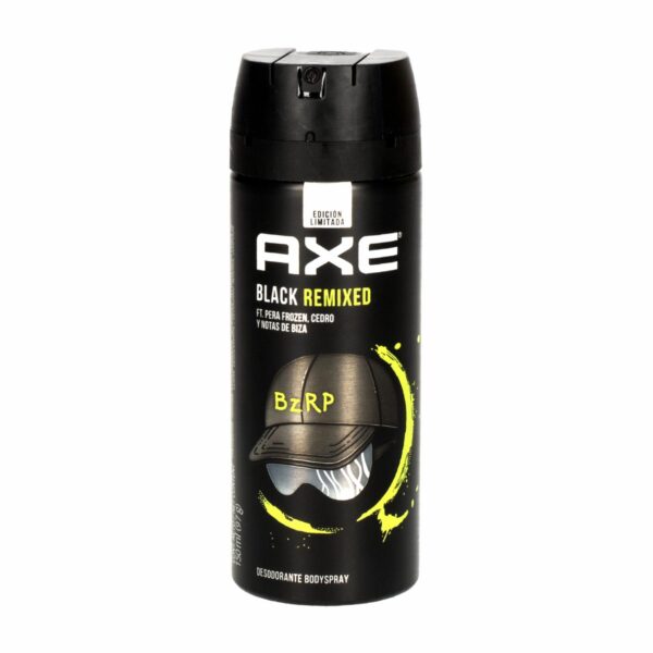 Desodorante En Aerosol Black Remixed BZRP Para Hombre AXE 150 Ml