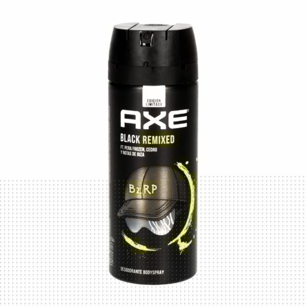 Desodorante En Aerosol Black Remixed BZRP Para Hombre AXE 150 Ml