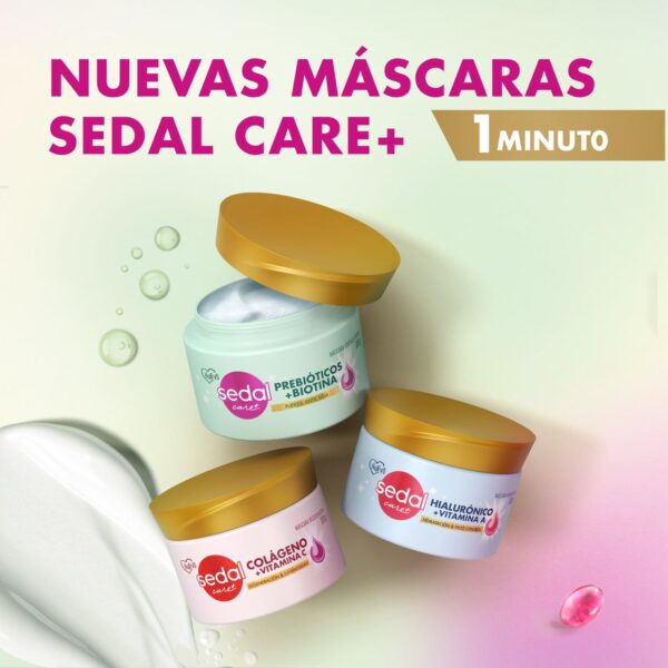 Tratamiento Mascarilla Capilar Prebiótico Con Biotina SEDAL 300 G - Imagen 3