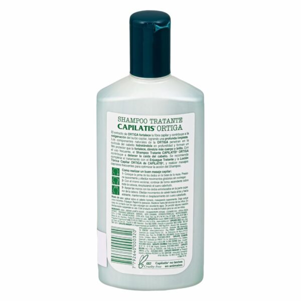 Shampoo Tratante Ortiga CAPILATIS 410 Ml - Imagen 2