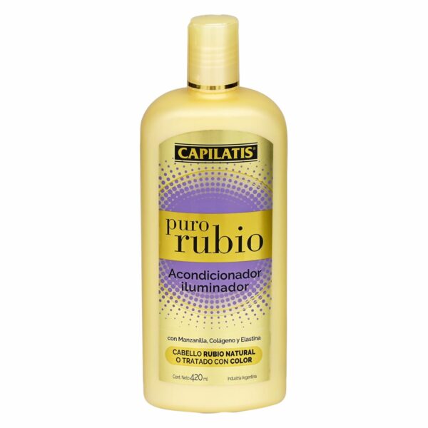 Acondicionador Iluminador Puro Rubio CAPILATIS 420 Ml