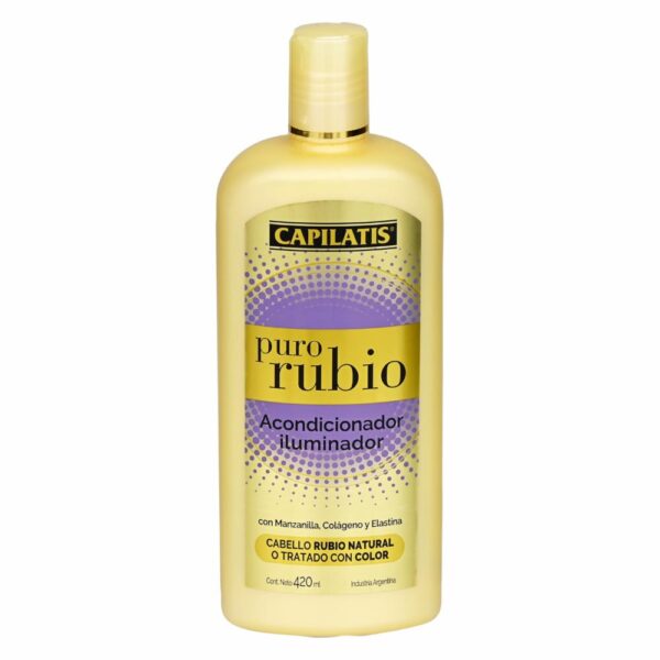 Acondicionador Iluminador Puro Rubio CAPILATIS 420 Ml