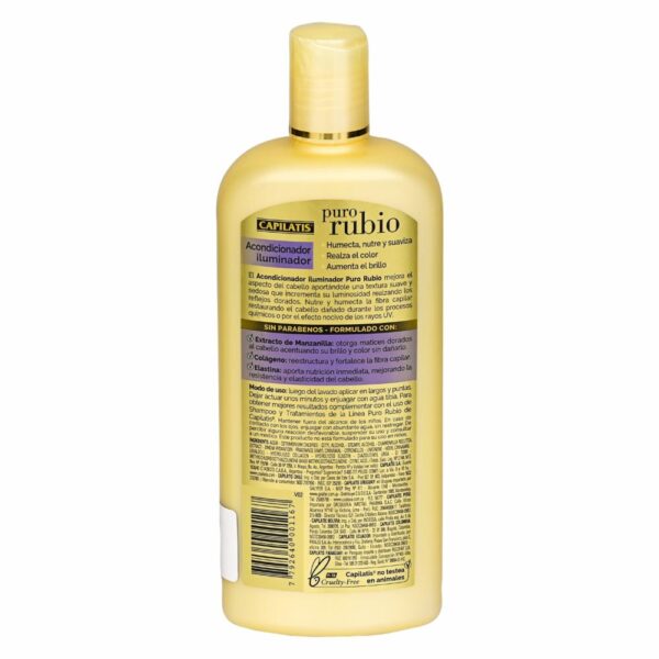 Acondicionador Iluminador Puro Rubio CAPILATIS 420 Ml - Imagen 2
