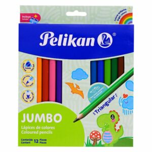 Lápices De Colores Super Soft  Jumbos PELIKAN X 12 Uds