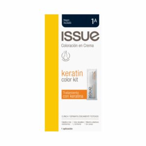 Tinte De Cabello Keratin Color N° 1A Negro Azulado ISSUE 1 Kit