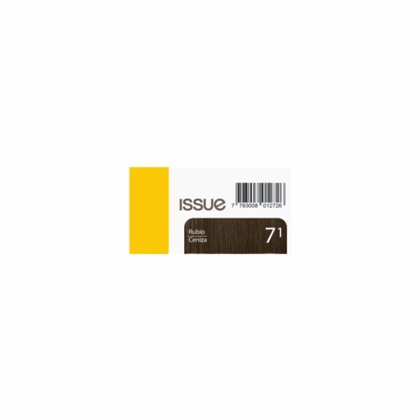 Tinte De Cabello Keratin Color N° 7.1 Rubio Ceniza ISSUE 1 Kit - Imagen 3