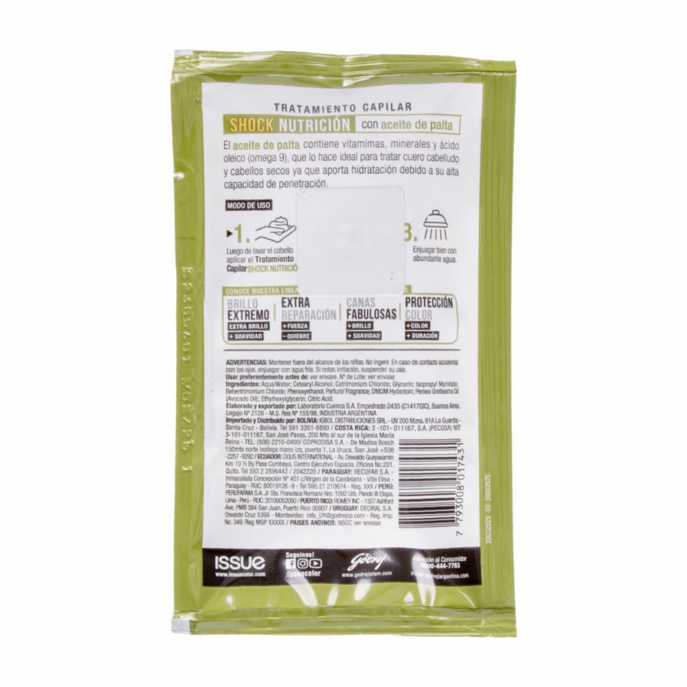 Tratamiento Capilar Shock Nutrición ISSUE 50 G - Imagen 2