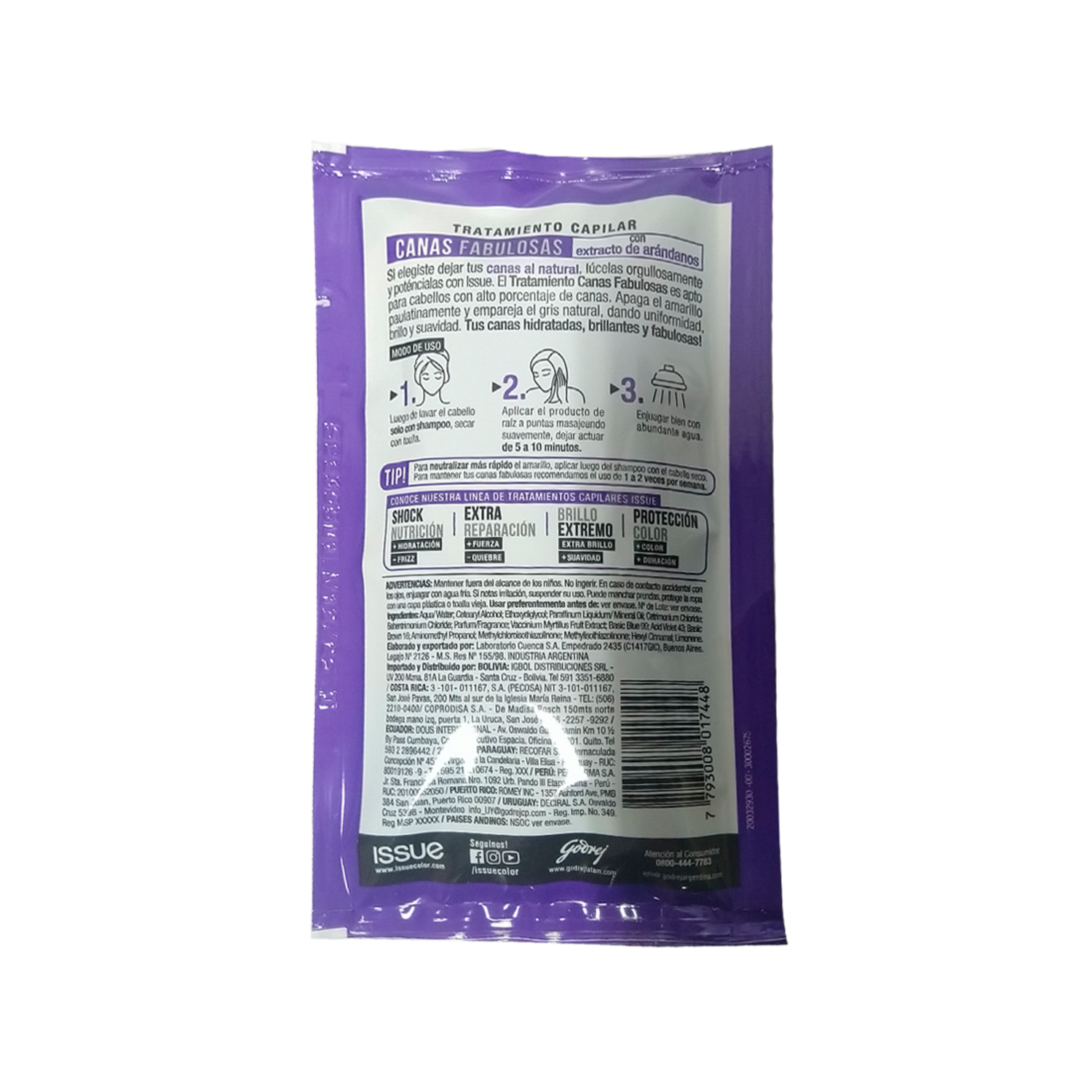 Tratamiento Capilar Canas Fabulosas ISSUE 50 G