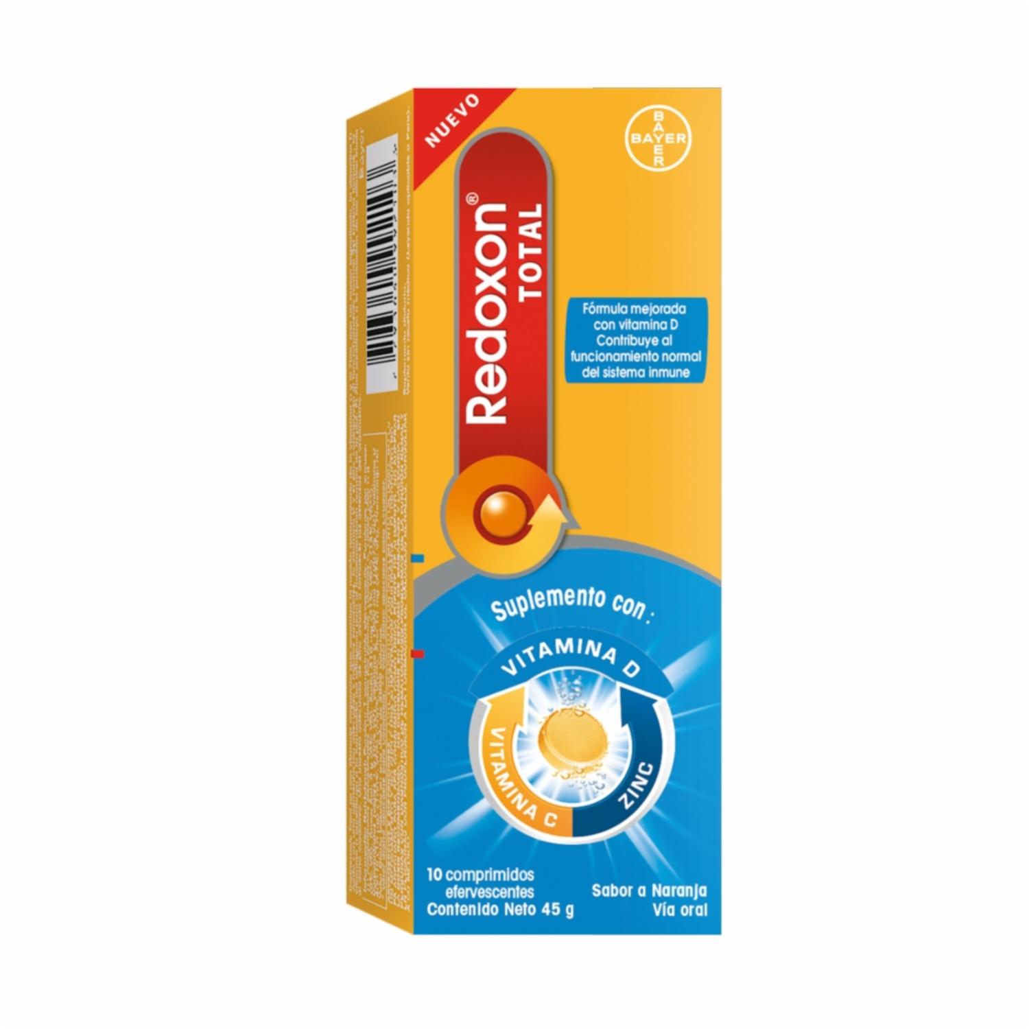 Vitamina C Total Efervescente REDOXON 45 G - Imagen 4