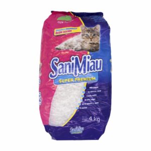 Piedras Sanitarias Para Gato SANI MIAU 4 Kg
