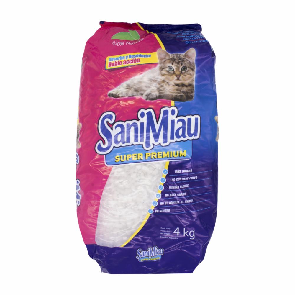 Piedras Sanitarias Para Gato SANI MIAU Kg Megamaxi
