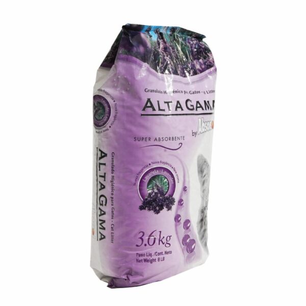 Piedras Sanitarias Para Gatos Perfumada Con Aroma A Lavanda ALTA GAMA 3,6 Kg - Imagen 3
