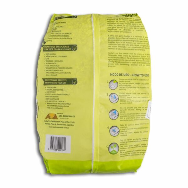 Piedra Sanitaria Para Gato Fragancia Neutro ECOLIGHT Unidad - Imagen 2