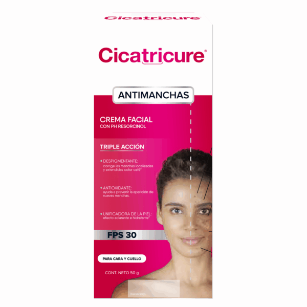 Crema Facial De Día Antimanchas Triple Acción CICATRICURE 50 G - Imagen 2