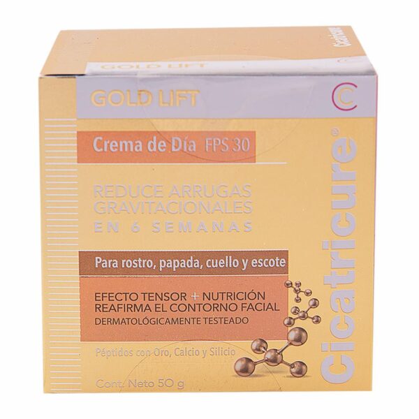 Crema Facial Gold Lift De Día Efecto Tensor CICATRICURE 50 G