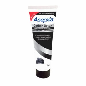 Crema Facial Exfoliante Con Carbón Détox ASEPXIA 120 G