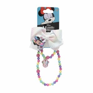 Vinchas Diseño Lazo Collar Y Pulsera MINNIE 2 Unidades