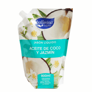 Jabón Líquido De Aceite Coco Y Jazmin BALLERINA 900 Ml