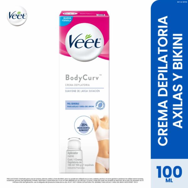 Crema Depiladora Para Bikini Y Axilas VEET 100 Ml - Imagen 2