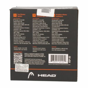 Parlante TWS HSP-30 HEAD Negro